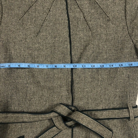 VTG Devon Hall by Robert Paul Tabah size 8 Jacket Blazer Wool Tweed Gray - Picture 4 of 11